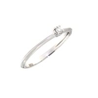 Anello Gazzola Donna Solitario in Oro bianco Diamante S-FROX5583-NG - S-FROX5583-NG